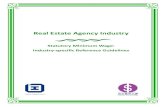 Real Estate Agency Industry - 勞工處 Labour Department Real Estate Agency Industry Statutory Minimum Wage : Industry-specific Reference Guidelines The revised Statutory Minimum