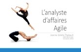 L’analyste d’affaires Agile - IIBA Montreal · The Agile Mindset, Linda Rising. ... William E. Scheinder « The Reengineering Alternative: A Plan for Making Your Current Culture