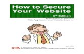 How to Secure Your Website - IPA 独立行政法人 ... and Website Security How to Secure Your Website 5th Edition IT SECURITY CENTER (ISEC) INFORMATION-TECHNOLOGY PROMOTION AGENCY,