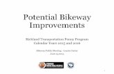Potential Bikeway Improvements - Richland Penny · Potential Bikeway Improvements ... Proposed for resurfacing and adding a striped bike lane on both sides. ... Clement, Duke, ...