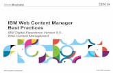IBM Web Content Manager Best Practices · IBM Web Content Manager Best Practices ... Migration Troubleshooting ... WebSphere Portal (WP) WCM WSRP Rendering Portlet