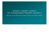Public Health within an Integrated Health System · Public Health within an Integrated Health System ... Public Health within an Integrated Health System ... Dr. Laura Rosella.