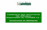 Catalogue des documents de diffusion disponibles au …ddata.over-blog.com/xxxyyy/0/40/54/12/Brochures/Catalogues/... · Les documents de diffusion proviennent de differents éditeurs,
