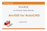 ArcGIS for AutoCAD.PPT - mapi.gov.il · 2007,2008,2009 AutoCAD, AutoCAD Map ESRI רתאמ םניח הדרוהל ... Microsoft PowerPoint - ArcGIS_for_AutoCAD.PPT [Compatibility Mode]