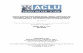 ACLU Subcommittee on Government Operations 2014 · The'ACLU'Criminal'Law'Reform'Project,' ... Subcommittee on Government Operations for the hearing on the ... ACLU Subcommittee on