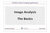 Image&Analysis&& && TheBasics&& - The University …sdb/PHYS871/PHYS871-Image...PHYS871(Clinical(Imaging(Applicaons(/(Image(Analysis(—(The(Basics( 1 Image&Analysis&& && TheBasics&&!