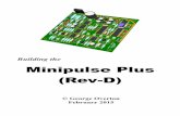 Minipulse Plus (Rev-D) - iiNetmembers.ozemail.com.au/~nekjevic/New Site/Electronics/Building the... · Building the Minipulse Plus (REV-D) - ... (referenced to the -VB supply), ...