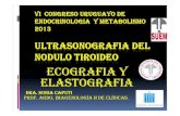 ECOGRAFIA Y ELASTOGRAFIA - endosuem.org.uyendosuem.org.uy/wp-content/uploads/...del_nodulo_tiroideo._puncion... · ultrasonografia del nodulo tiroideo ecografia y elastografia dra.