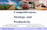 Competitiveness, Strategy, and Productivityriped.utcc.ac.th/.../01/2-Competitiveness-strategy-an… ·  · 2016-01-13Operations Management UTCC Competitiveness, Strategy, and Productivity