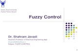 Islamic Azad University Central Tehran Branch Fuzzy Controliauctb.ac.ir/Files/وب سایت اساتید/fuzzy-lecture.pdf · Fuzzy Control Dr. Shahram Javadi Assistant Professor