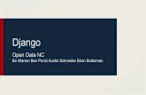 Django - Computer Science · named after guitarist Django Reinhardt In 2008 Django Software Foundation founded and received 501(c)(3) non-profit status gives out “awards”