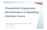 Thameslink Programme Electrification & Signalling Interface Issues … Signalling Interfaces... · Thameslink Programme Electrification & Signalling Interface Issues Martin Sigrist