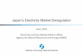 Japan’s Electricity Market Deregulation Households For Industry (Yen/kWh) Changes in Electricity price Current retail market 2 History of Electricity Market Reforms in Japan No.