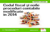 RAPORT SPECIAL Codul fiscal și noile proceduri contabile ... · Raport special: Codul Fiscal si noile Proceduri Contabile modificate in 2014 Rentrop&Straton – Informatii specializate