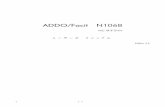 ADDO/Facit N1068download.addo-japan.com/download/Japanese/ncdata_… ·  · 2009-11-116．1．2 リモートモード（FANUC Handy File プロトコル） ... 6．1．5 MAZAK マザトロール（T/M2,T/M32）（オプション）.....