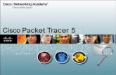 Cisco Packet Tracer - comnetsiamu.files.wordpress.com · รูปที 1 Packet Tracer’s drag-and-drop interface allows students to configure and validate system architecture