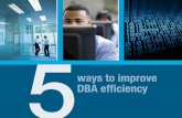 5 ways to improve DBA efficiency - 专题汇总 - IT168focus.it168.com/201003/IBM-pureScale/db2/5 Ways to... ·  · 2010-03-08hand to make sure these key business tools keep ...