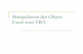 c3 objets excel - LaBRI - Laboratoire Bordelais de Recherche en … · Les objets Excel sont dotés d’attributs ... Clic sur un bouton de commande ... ‘les noms français ne marchent
