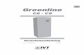 S Greenline - Startsida · IVT Värmepumpar. Den innehåller en mängd funktioner som styr tempe- ... någon form av extern styrning av värmepumpen, så blir rumsgivaren inaktiv