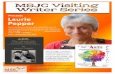 Presents Laurie Pepper - Mt. San Jacinto College · by Laurie Pepper ARTS Mt. San Jacinto College Featuring Art pepper: the it was An evening bf Jazz &-ConveF4åtion SATURDAY November