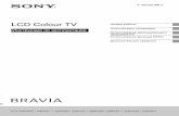 LCD Colour TV - pdf.crse.compdf.crse.com/manuals/4168830541.pdf · KLV-32BX300/ KLV-32BX301 30 cm 10 cm 10 cm 10 cm Обеспечьте вокруг телевизора расстояние