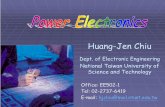 Huang-Jen Chiu - 國立臺北科技大學Taipei Tech Electronics.pdf · Outlines Power Electronic Systems Overview of Power Semiconductor Switches Switch-Mode DC/DC Converters Switch-Mode