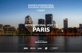 INTERNATIONAL VISIT TO PARIS - London and Partnersfiles.londonandpartners.com/export/assets/parismissionbrochure.pdf · where we model clients historical sales data to ... Obelisk
