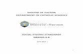DIOCESE OF TUCSON DEPARTMENT OF CATHOLIC SCHOOLS Schools/forms/Social... ·  · 2017-07-311 diocese of tucson department of catholic schools social studies standards grades 6-8 june