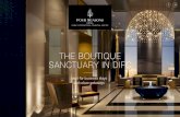 THE BOUTIQUE SANCTUARY IN DIFC BOUTIQUE SANCTUARY IN DIFC Ideal for business stays ... • Views of the DIFC community and the Dubai cityscape, including Burj Khalifa from the top