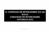 EL COMPLEJO DE INTERCAMBIO (CI) del SUELO …blog.ucc.edu.ar/edafologia/files/2014/08/Microsoft-PowerPoint-CIC... · CIC Definición e importancia • Fertilidad química potencial