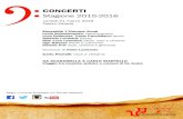 CONCERTI - Unione Musicale · Ugo Galasso flauto ecromorno Daniele Poli arpa, ... In una curiosa sequenza che alterna ballata, laude, ... nel 2006 con Laborintus II di Berio, ...