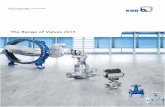 The Range of Valves 2015 - ksb.com€¦ · The Range of Valves 2015 ... All trademarks or company logos shown in the catalogue are protected by trademark rights owned by KSB ...