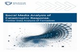 Social Media Analysis of Catastrophic Responses: … · Social Media Analysis of Catastrophic Response: ... Field Name Explanation text Content of the tweet ... Social Media Analysis
