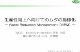 生産性向上へ向けてのムダの指標化semicon.jeita.or.jp/STRJ/STRJ/2008/6H_FI.pdfproductivity improvement •Address NGF/450mm and identify common areas of waste reduction