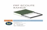 FRP Ecolite Range - Road Safety Gratinggrating.com.au/Downloads/frp_ecolite_range_booklet.pdf · FRP ECOLITE RANGE 2015 - 2016 Product Information Booklet Dandenong South VIC 3175