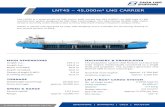 LNT45 – 45,000m LNG CARRIERsagalng.com/wp-content/uploads/2017/05/myupload_33.pdf · LNT45 – 45,000m3 LNG CARRIER MAIN DIMENSIONS Length o.a.: Length b.p.: Beam moulded: Depth