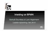 Inleiding tot BPMN - overheid.vlaanderen.be · DBZ - Afdeling PIB 4 BPMN is • “Business Process Modelling Notation” = een grafische notatie om bedrijfsprocessen te modelleren