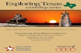 Encountering Texas History Conference Region 4 - …€¦ · Encountering Texas History Conference. ... Map of the Region 4 Education Service Center ... 3:00 p.m. Breakout Session