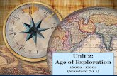 Unit 2: Age of Exploration - Weebly · Why did the Europeans start to look ... Portugal and Spain were the first to ... Why were Europeans interested in discovering new lands and