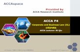 ACCAspace · Company’s financial position solvent insolvent Choice of liquidator members Creditor prevail Approval of liquidators actions members creditors . ACCAspace 中国 ...