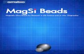 MagSi Beads - AMSBIO · optical, surface and binding properties. MagSi beads are specifically designed for separation, concentration and ... Magnetic bead-based kit for PCR clean-up,