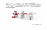 GCP$Considerations:$Contraception$c.ymcdn.com/.../2011-03-12_GCP_Considerations_Contraception_(CH… · GCP$Considerations:$Contraception$ Guidance$on the$recommended$precautions$when$including$