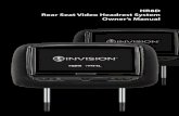 HR8D Rear Seat Video Headrest System Owner’s Manual · Rear Seat Video Headrest System Owner’s Manual. 2. 1 HR8D REAR SEAT VIDEO HEADREST SYSTEM Owner’s Manual ... DVD REGION