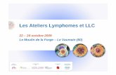 Les Ateliers Lymphomes et LLC - Overblogddata.over-blog.com/xxxyyy/2/48/.../Atelier-4/...thera_LF---Final.pdf · CVP FC/FM. Traitements des lymphomes folliculaires Standards et options