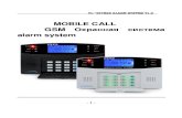 MOBILE CALL GSM Охранная система - savebase.com€¦ · YL-007M2B ALARM SYSTEM V1.0 - 1 - MOBILE CALL GSM Охранная система alarm system