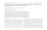 I P Smart Mater. Struct. 15 (2006) 1499–1512 doi:10.1088 ...homepage.ntu.edu.tw/~yichung/power_harvesting_sms_2006.pdfAnalysis of power output for piezoelectric energy harvesting