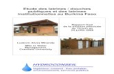 Etude des latrines / douches publiques et des latrines ... · Etude des latrines / douches publiques et des latrines institutionnelles au Burkina Faso Rapport final de la mission