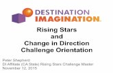 2015-2016 Rising Stars and Change in direction … Stars and Change in Direction Challenge Orientation Peter Shepherd DI Affiliate ... makemegenius.com/science-videos/grade_2/what-are-landforms-for-kids
