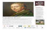Capability Brown · clients that included six prime ministers and half the House of Lords. In 1764 ... expanse of grass and frame views. Cedar of Lebanon Brown also used newly