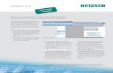Proteus 6 - 德国耐驰 - 领先世界的热分析与热物性仪器 UpD te The Sixth Generation of the High-Performance NETZSCH Measurement and Analysis Software has been Released!*